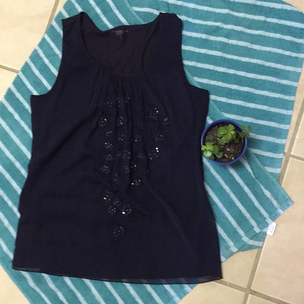 Formal blouse with sequin detail size L